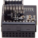 Kalanka - carte mre 19 / 20 broches vers usb 3. 1 type e panneau avant adaptateur convertisseur avec ...