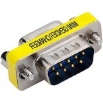 Kalanka - changeur de genre db9 mle / femelle rs232 9 broches db9 coupleur adaptateur connecteur femelle ...