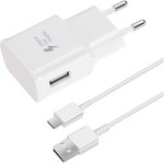 Kalanka - chargeur rapide 15w + cable usb - c compatible avec samsung galaxy s8 s9 s10 s20 s21 s22 s23 ...