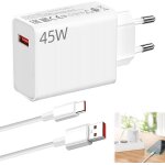 Kalanka - chargeur rapide 45w avec 6a cable usb c de 1 m, adaptateur usb type - c pour xiaomi redmi note ...