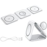 Kalanka - ® chargeur sans fil 3 - en - 1 pliable magnétique qi chargeur induction pour téléphone portable, ... Kalanka - ® chargeur sans fil 3 - en - 1 pliable magnétique qi chargeur induction pour téléphone portable, ...