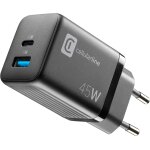 Kalanka - chargeur secteur multipower micro super fast charger 45 w avec 2 ports usb - c avec technologie ...