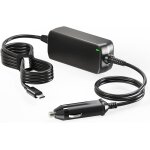 Kalanka - chargeur de voiture usb c ordinateur portable, 100w adaptateur dc pour thinkpad hp spectre ...