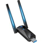 Kalanka - clé wifi 5400mbps, cle usb 6e puissante 6ghz / 5ghz / 2. 4ghz, usb 3. 0 clé wifi pour pc / ... Kalanka - clé wifi 5400mbps, cle usb 6e puissante 6ghz / 5ghz / 2. 4ghz, usb 3. 0 clé wifi pour pc / ...
