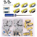 Kalanka - connecteur db9 broches mle  femelle, db9 male vers femelle a souder, adaptateur db9 avec ...
