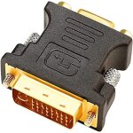 Kalanka - convertisseur dvi vers vga mle vers femelle adaptateur dvi - i 24 + 5 ports pour hdtv, plasma, ...