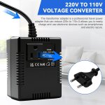 Kalanka - convertisseur de tension 220 v à 110v 300w transformateur converter abaisseur eu vers us adaptateur ... Kalanka - convertisseur de tension 220 v à 110v 300w transformateur converter abaisseur eu vers us adaptateur ...