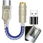 Kalanka - cx31993 hifi type c vers 3, 5 mm amplificateur d'ecouteur avec adaptateur pour tlphone portable ...