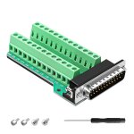 Kalanka - db25 adaptateur de bornier à vis, db25 mâle vers bloc terminal 25 broches sans soudure d - ... Kalanka - db25 adaptateur de bornier à vis, db25 mâle vers bloc terminal 25 broches sans soudure d - ...