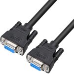 Kalanka - db9 rs232 cble de srie femelle vers femelle null modem cble crois tx / rx pour la communication ...