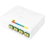 Kalanka - dn - 931094 u2013 botier ftth / fttx u2013 4x sc simplex (sx) coupleur u2013 montage mural ...