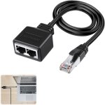 Kalanka - doubleur rj45, repartiteur cable ethernet rj45, 1 mle vers 2 femelles adaptateur multiprise ...