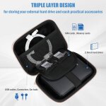 Kalanka - etui disque dur externe 2, 5 , housse de protection pour wd, toshiba, canvio, seagate, samsung ... Kalanka - etui disque dur externe 2, 5 , housse de protection pour wd, toshiba, canvio, seagate, samsung ...
