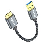 Kalanka - external hard drive cable, 15 cm 5gbps usb 3. 0 to micro b hard drive cable for wd elements, ...