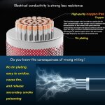 Kalanka - fil lectrique 20 awg [fil noir de 61 mtres et fil rouge de 61 mtres] fil de silicone flexible ...