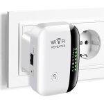 Kalanka - flintronic wifi rpteur, 2. 4ghz wifi extender, range booster wifi avec port ethernet, sans ...
