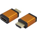 Kalanka - hdmi adaptateur hdmi mle to femelle connecteur support 4k&60hz 1080p aluminium alliage extender ...