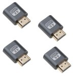 Kalanka - hdmi dummy (4 pack) adaptateur 4k emulateur display simulateur d'ecran pour oculus rift htc ...