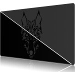 Kalanka - large tapis de souris avec bords cousus, tissu micro tissé supérieur, base antidérapante, taille ... Kalanka - large tapis de souris avec bords cousus, tissu micro tissé supérieur, base antidérapante, taille ...