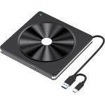 Kalanka - lecteur cd dvd externe, graveur dvd externe avec usb3. 0 type - c, lecteur cd / dvd rw rom ...