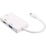Kalanka - mini dp displayport vers hdmi vga dvi adaptateur câble 3 en 1 thunderbolt pour macbook Kalanka - mini dp displayport vers hdmi vga dvi adaptateur câble 3 en 1 thunderbolt pour macbook