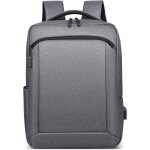 Kalanka - mode homme sac  dos elgant sac d'cole ordinateur portable 14 pouces avec usb charging port ...