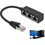 Kalanka - multiprise ethernet 1 m�le vers 3 femelles, repartiteur rj45 pour c�ble, repartiteur cable ...