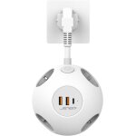 Kalanka - multiprise murale 4 prises, multiprise avec 2 usb et 1 type c hémisphère multiprise avec interrupteu ... Kalanka - multiprise murale 4 prises, multiprise avec 2 usb et 1 type c hémisphère multiprise avec interrupteu ...