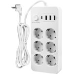 Kalanka - multiprise usb avec interrupteur, adaptateur de prise 6 prises, prise usb, parasurtenseur 2500 ... Kalanka - multiprise usb avec interrupteur, adaptateur de prise 6 prises, prise usb, parasurtenseur 2500 ...