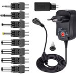 Kalanka - polarit� r�versible 12w adaptateur secteur universel ac � dc 3v 4. 5v 5v 6v 7. 5v 9v 12v 1a ...