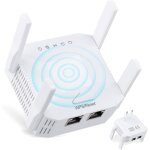 Kalanka - répéteur wifi puissant 1200mbps, amplificateur wifi double bande 2, 4ghz et 5ghz, modes répéteur ... Kalanka - répéteur wifi puissant 1200mbps, amplificateur wifi double bande 2, 4ghz et 5ghz, modes répéteur ...