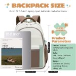 Kalanka - sac  dos fille scolaire, cartable adolescent collge impermable, sac ecole lyce fille avec ...