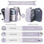 Kalanka - sac  dos ryanair cabine 40x20x25 sac de voyage bagage  main femme bagage cabine sac  dos ...