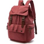 Kalanka - sac à dos en toile cartable vintage pour ordinateur portable daypack randonnée voyage grande ... Kalanka - sac à dos en toile cartable vintage pour ordinateur portable daypack randonnée voyage grande ...