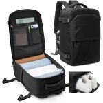 Kalanka - sac a dos voyage cabine avion ryanair 40x20x25 homme / femme, sac a dos valise 40x30x20, travel ...