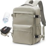 Kalanka - sac  dos de voyage compressible avec pompe electrique (45x20x36cm) - compatible esayjet - ...