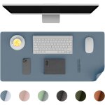 Kalanka - sous - main bureau, tapis de bureau en cuir pu, grand tapis de souris, protection de bureau ...