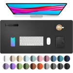 Kalanka - sous - main, tapis de bureau en cuir pu, tapis de souris, protection de bureau antidrapante, ...
