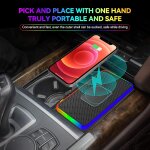 Kalanka - station de charge rapide, lumire d'ambiance pour tlphone portable, chargeur sans fil, station ...