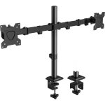 Kalanka - support ecran pc 2 moniteur pour crans plats et incurvs de 13 - 27 pouces, bras ecran pc ...