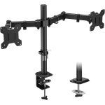 Kalanka - support ecran pc double support moniteur 2 moniteurs de 13 - 27 pouces, bras ecran pc rglable ...