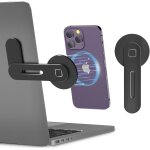 Kalanka - support magntique pour ordinateur portable, support latral rglable pour cran de tlphone ...