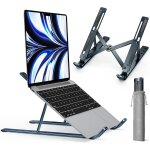 Kalanka - support ordinateur portable, support pc portable pliable  surlever 6 angles rglable, antidrapant ...