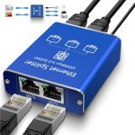 Kalanka - switch ethernet 1  3, switch rj45, 3 ports 1000mbps network lan splitter rpartiteur de cblecat5 ...
