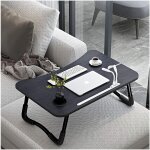 Kalanka - table de lit pliable, support ordinateur portable lit avec 4 ports usb / tiroir / fente pour ... Kalanka - table de lit pliable, support ordinateur portable lit avec 4 ports usb / tiroir / fente pour ...