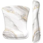 Kalanka - tapis de souris ergonomique avec repose - poignet pour clavier - repose - poignet antidrapant ...