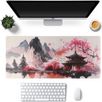 Kalanka - tapis de souris gamer, tapis de souris xxl blanc 900x400 manga, base antidrapante en caoutchouc ...
