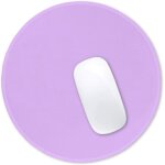 Kalanka - tapis de souris rond texturé de qualité supérieure - 21 x 21 cm - violet - bords cousus - antidérapa ... Kalanka - tapis de souris rond texturé de qualité supérieure - 21 x 21 cm - violet - bords cousus - antidérapa ...