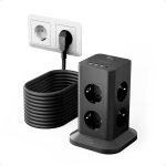 Kalanka - tour multiprise 8 sorties ac avec 4 usb, parafoudre et surtension avec interrupteur et rallonge ... Kalanka - tour multiprise 8 sorties ac avec 4 usb, parafoudre et surtension avec interrupteur et rallonge ...