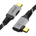 Kalanka - usb 4. 0 cable 240w 40gbps type - c thunderbolt 4 [1. 2m right angle] video 8k@60hz fast charging ...